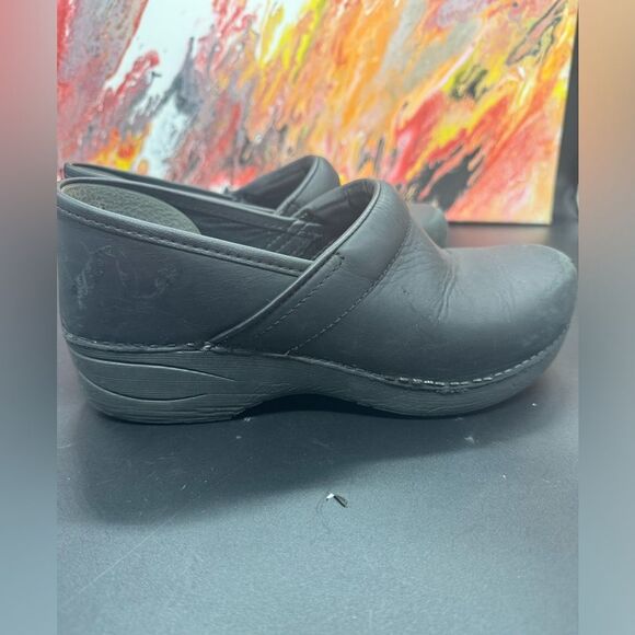 Dansko XP 2.0 black leather clogs SZ9 NWOB - Picture 3 of 6